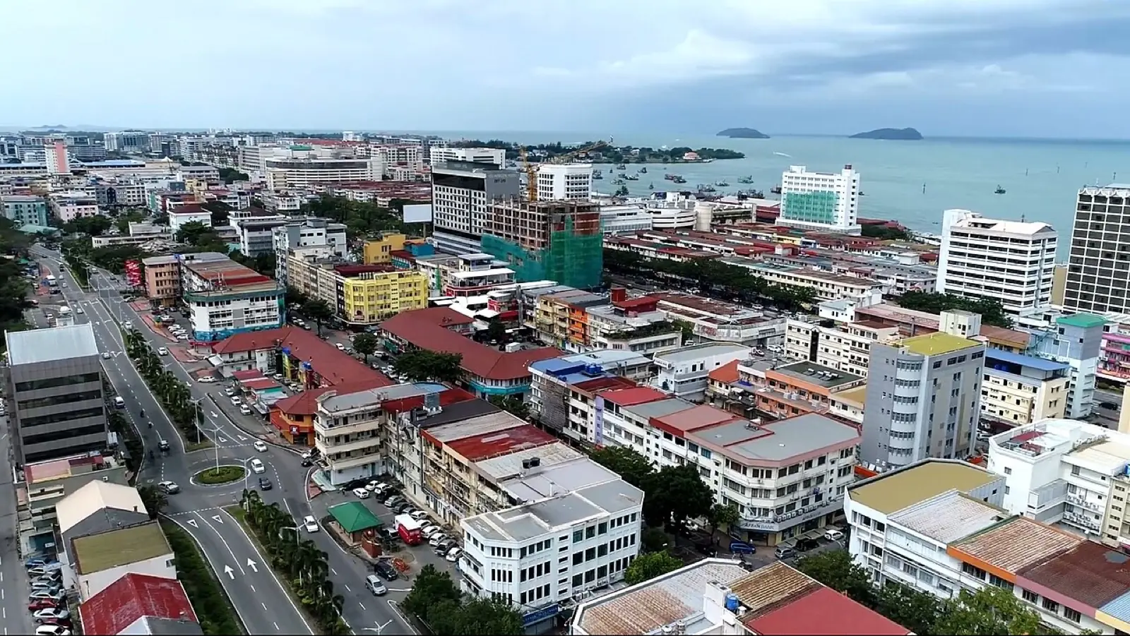 Kota Kinabalu skyline or landmark view