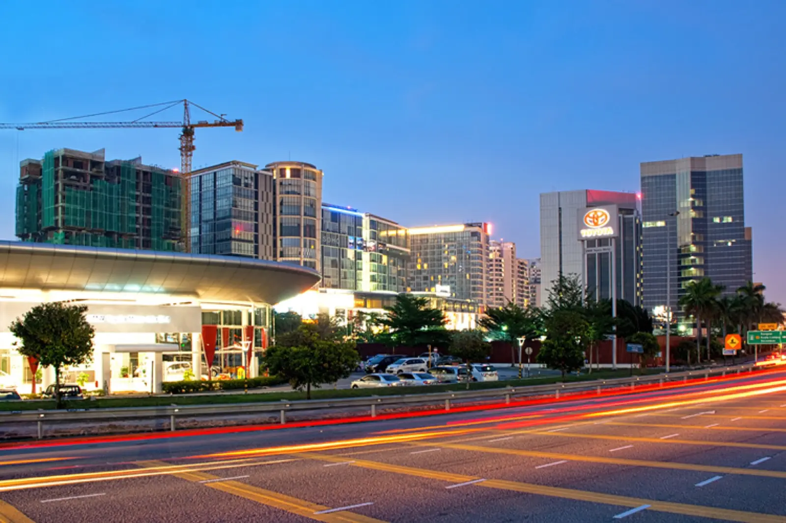Subang Jaya skyline or landmark view