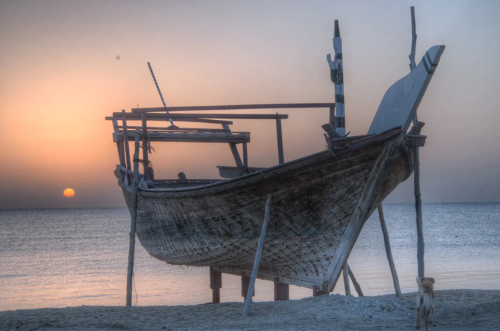 Al Wakrah coastal town and southern Doha view